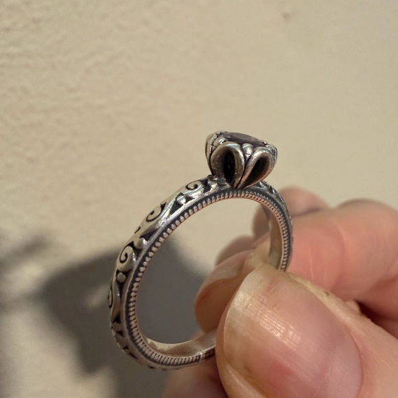 James Avery Sterling Silver Alexandrite Ring - Picture 4 of 8